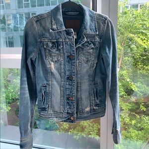 Distressed Denim Jacket